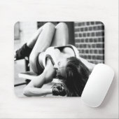 Hot Female Fitness Girls Mousepad (Mit Mouse)