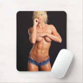 Hot Female Fitness Girls Mousepad (Mit Mouse)