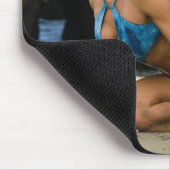 Hot Female Fitness Girls Mousepad (Ecke)