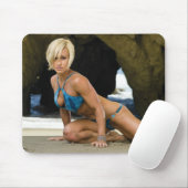 Hot Female Fitness Girls Mousepad (Mit Mouse)