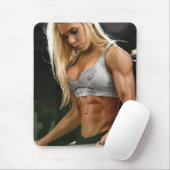 Hot Female Fitness Girls Mousepad (Mit Mouse)