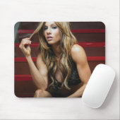 Hot Female Fitness Girls Mousepad (Mit Mouse)
