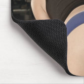 Hot Female Fitness Girls Mousepad (Ecke)