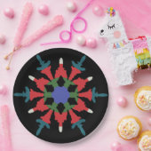 Hot Flake Holiday Plate Pappteller (Party)