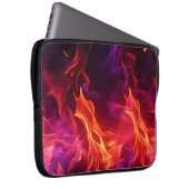 Hot Flames Laptop Sleeve (Vorne Rechts)