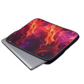 Hot Flames Laptop Sleeve (Vorne Knopf)