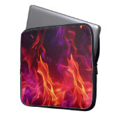 Hot Flames Laptop Sleeve (Vorderseite Links)