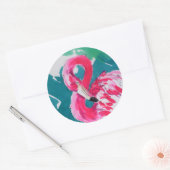 Hot Flamingo Pink Sticker (Umschlag)