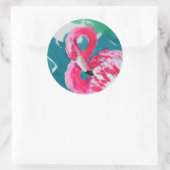 Hot Flamingo Pink Sticker (Tasche)