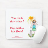 Hot Flash Vignette Sun Poignant Anweisung Mo Mousepad (Mit Mouse)