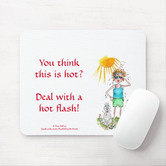 Hot Flash Vignette Sun Poignant Anweisung Mo Mousepad (Mit Mouse)