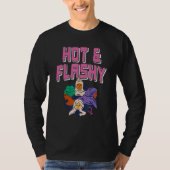 Hot & Flashy Awesome Retro For Her Present T-Shirt (Vorderseite)