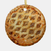 Hot Fresh Apple Pie Keramik Ornament (Vorne)