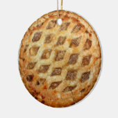 Hot Fresh Apple Pie Keramik Ornament (Links)
