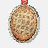 Hot Fresh Apple Pie Ornament Aus Metall (Links)