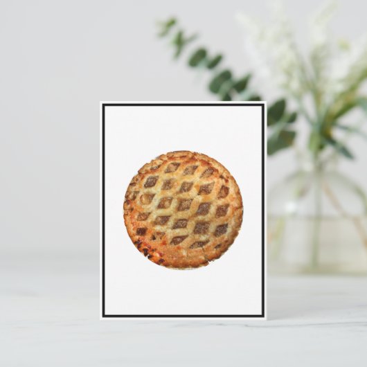 Hot Fresh Apple Pie Postkarte (Stehend Vorderseite)