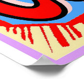 Hot Fresh Booking Crawfish Sign Poster (Ecke)