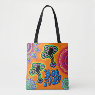 Hot Frog Psychedelic Tote Tasche