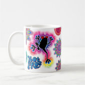 Hot Frog Surf Keramik Kaffee Tasse. Kaffeetasse (Links)