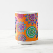 Hot Frog Surf Morphing Kaffee Tasse. Verwandlungstasse (Zentrum)