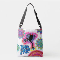 Hot Frog Surf Psychedelic Cross Body Tasche