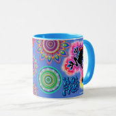 Hot Frog Surf zwei Töne Kaffee Tasse. Tasse (VorderseiteRechts)