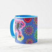 Hot Frog Surf zwei Töne Kaffee Tasse. Tasse (Vorderseite Links)