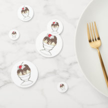 Hot Fudge Ice Cream Sundae Dessert Scoop Shop