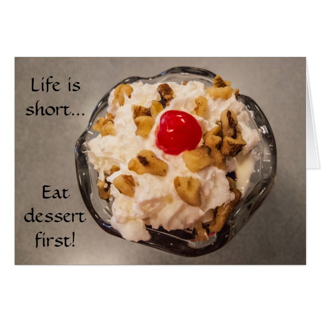 Hot Fudge Sundae - Dessert - Köstlich - Jummy (Vorderseite (Horizontal))