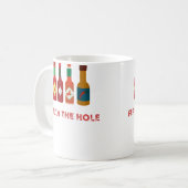 Hot Funny Foodie Spicy Hot Chilli Pepper Sauce Kaffeetasse (Vorderseite Links)