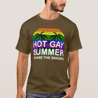 Hot Gay Summer We Are The Snacks LGBT Apparel T-Shirt
