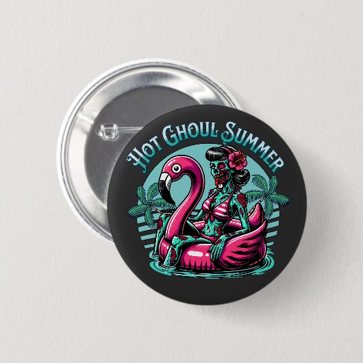Hot-Ghoul-Sommer Button (Vorne & Hinten)