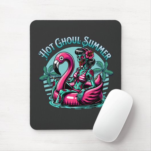 Hot-Ghoul-Sommer Mousepad (Mit Mouse)