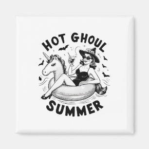 Hot Ghoul Summer Funny Halloween Outdoor Kostüme Magnet
