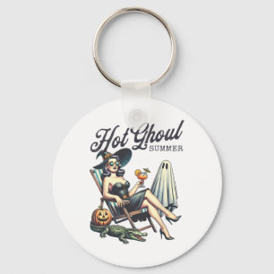 Hot Ghoul Summer Spooky Boo Beach Halloween Sommer Schlüsselanhänger