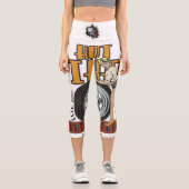 Hot Girl Capri Leggings (Vorderseite)