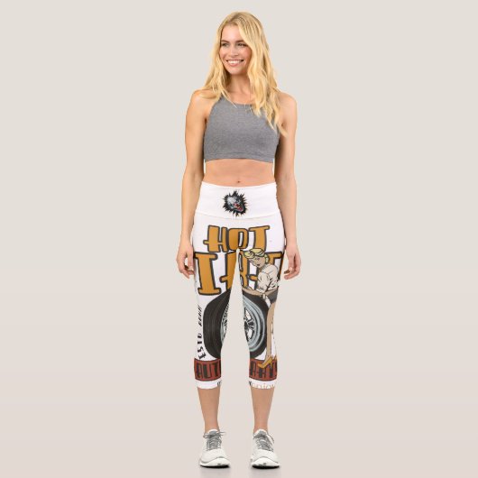 Hot Girl Capri Leggings (Vorderseite)