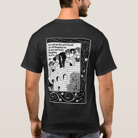 Hot Girl Club Tshirt (Rückseite)