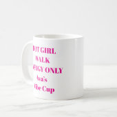 Hot Girl Walk Energy Mug Kaffeetasse (Vorderseite Links)