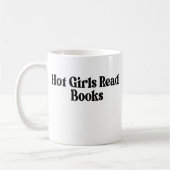 Hot Girls lesen Bücher Kaffeetasse (Links)