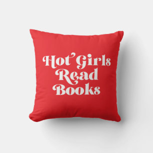 Hot Girls lesen Bücher Kissen