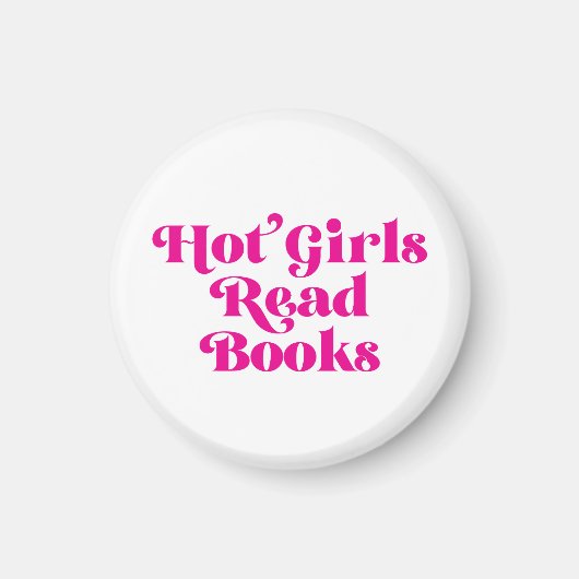 Hot Girls lesen Bücher Magnet (Vorne)