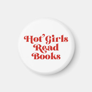 Hot Girls lesen Bücher Magnet
