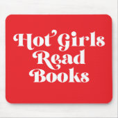 Hot Girls lesen Bücher Mousepad (Vorne)