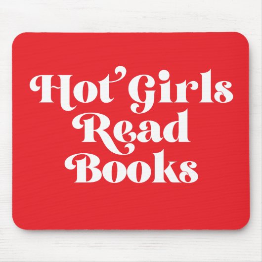 Hot Girls lesen Bücher Mousepad (Vorne)