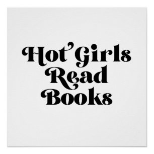Hot Girls lesen Bücher Poster