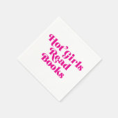 Hot Girls lesen Bücher Serviette (Ecke)