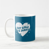 Hot Girls Love Dubstep Funny Music Quote Kaffeetasse (Links)