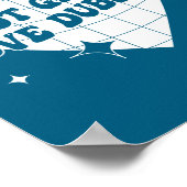 Hot Girls Love Dubstep Funny Music Quote  Poster (Ecke)