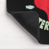 Hot Girls Love Water Parks Heart Arrow  Mousepad (Ecke)